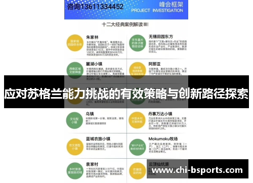 应对苏格兰能力挑战的有效策略与创新路径探索